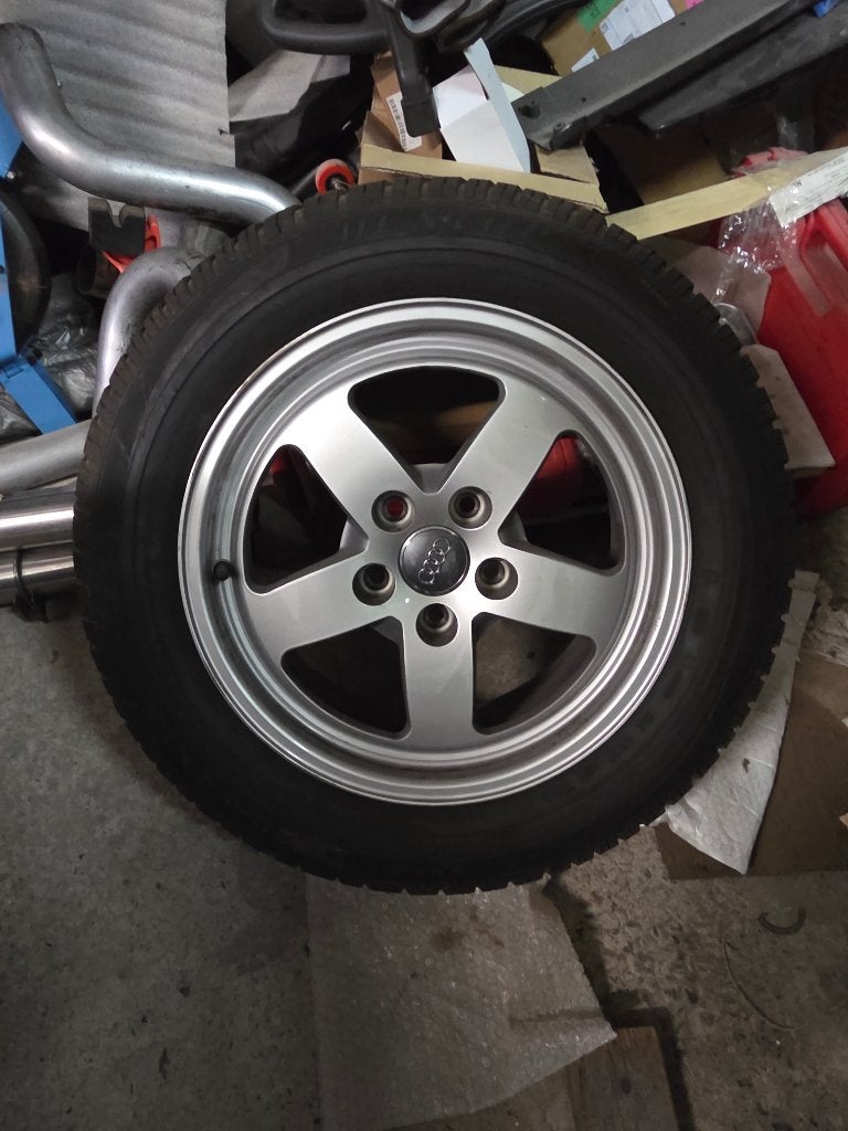 16" audi velgen te koop 5x112, Ophalen, Gebruikt, Velg(en), 16 inch