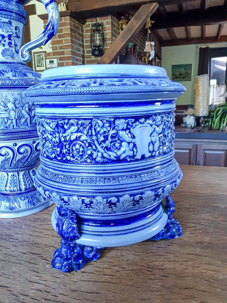 oude vazen, Ophalen, Zo goed als nieuw, Blauw, Steen/keramiek