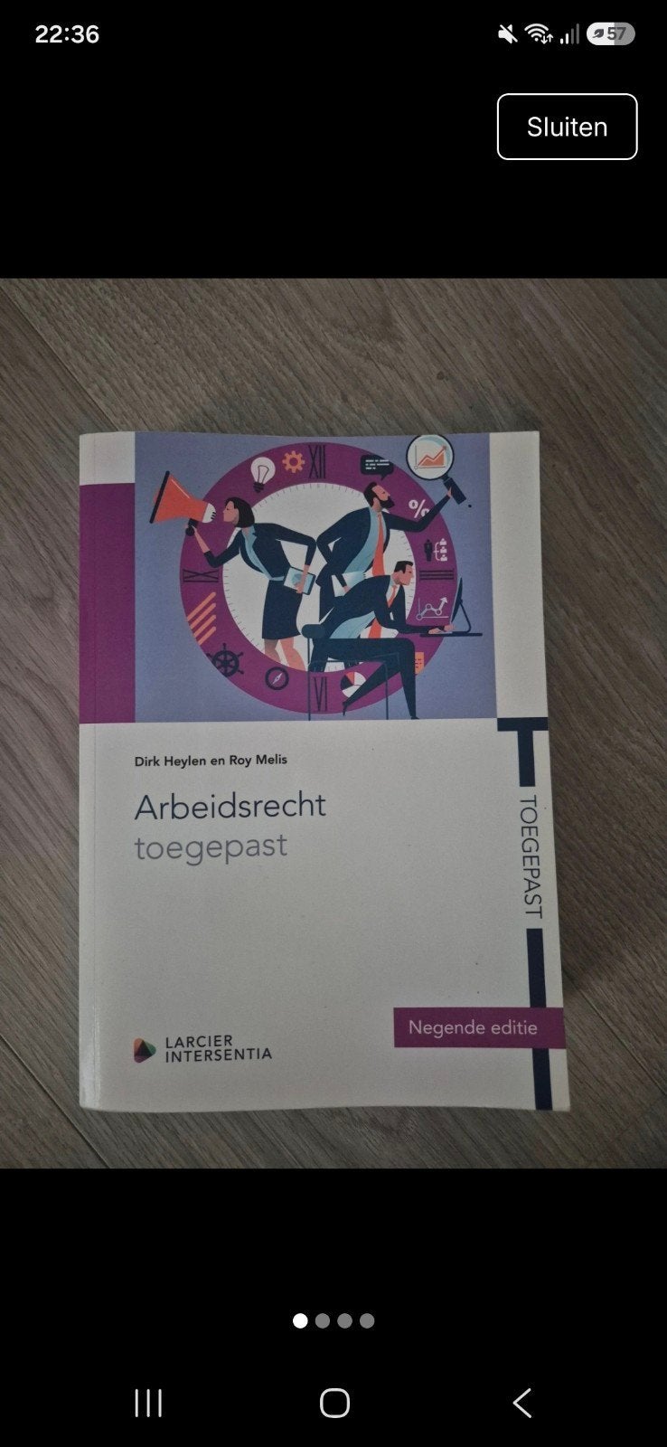 Arbeidsrecht toegepast 9de editie, Boeken, Studieboeken en Cursussen, Ophalen, Zo goed als nieuw, Hogeschool