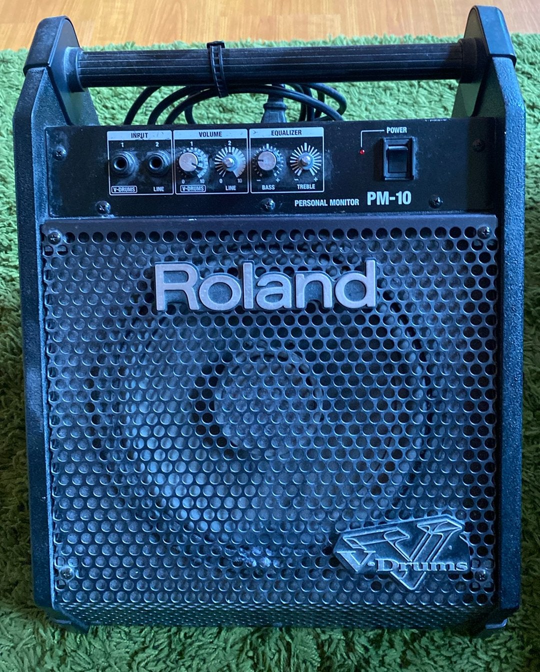 ROLAND V-DRUM PERSONAL MONITOR PM-10, Muziek en Instrumenten, Ophalen, Gebruikt, Minder dan 500 watt, Monitor(versterker)