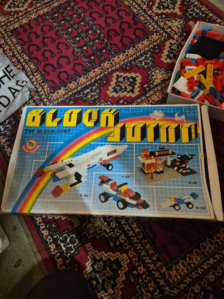 Retro bouwdoos jaren 70/80"  "LEGO kloon / alternatief, Ophalen of Verzenden