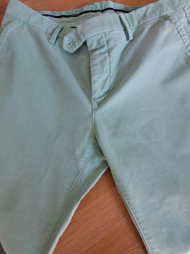 Lichtgroene herenbroek, maat 40, Kleding | Heren, Broeken en Pantalons, Overige maten, Ophalen of Verzenden, Zo goed als nieuw