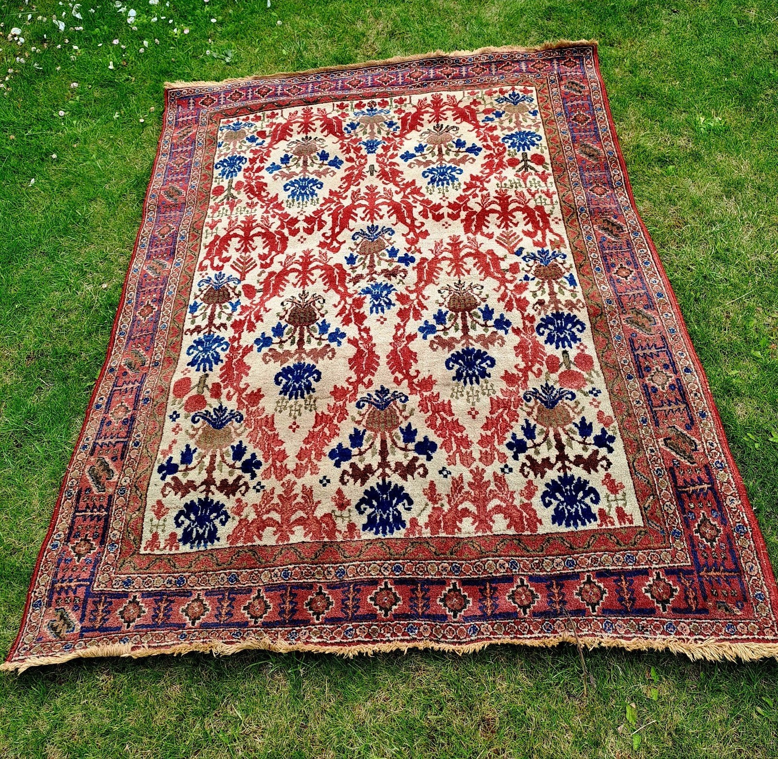Tapis persan AFSHARI 160x122 cm, Antiquités & Art, Enlèvement ou Envoi