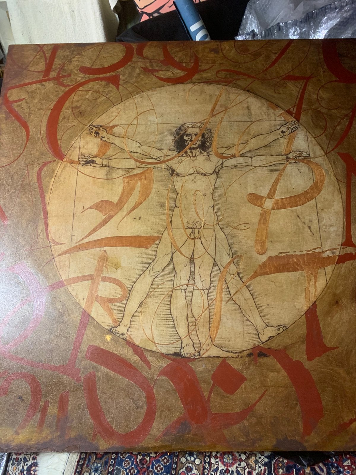 Très belle déco d’intérieur repro Leonardo Da Vinci, Collections, Collections Autre, Enlèvement, Utilisé