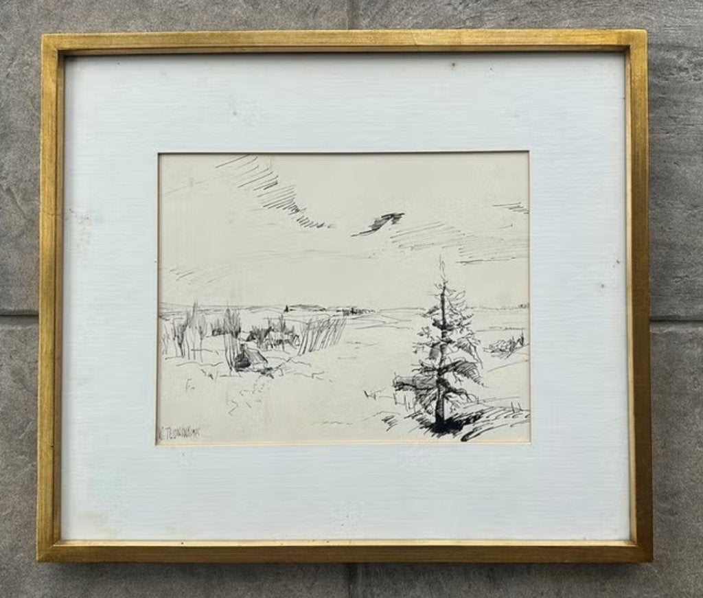 Theunynck Walter pentekening, Enlèvement, Dessin, Dessin à la plume