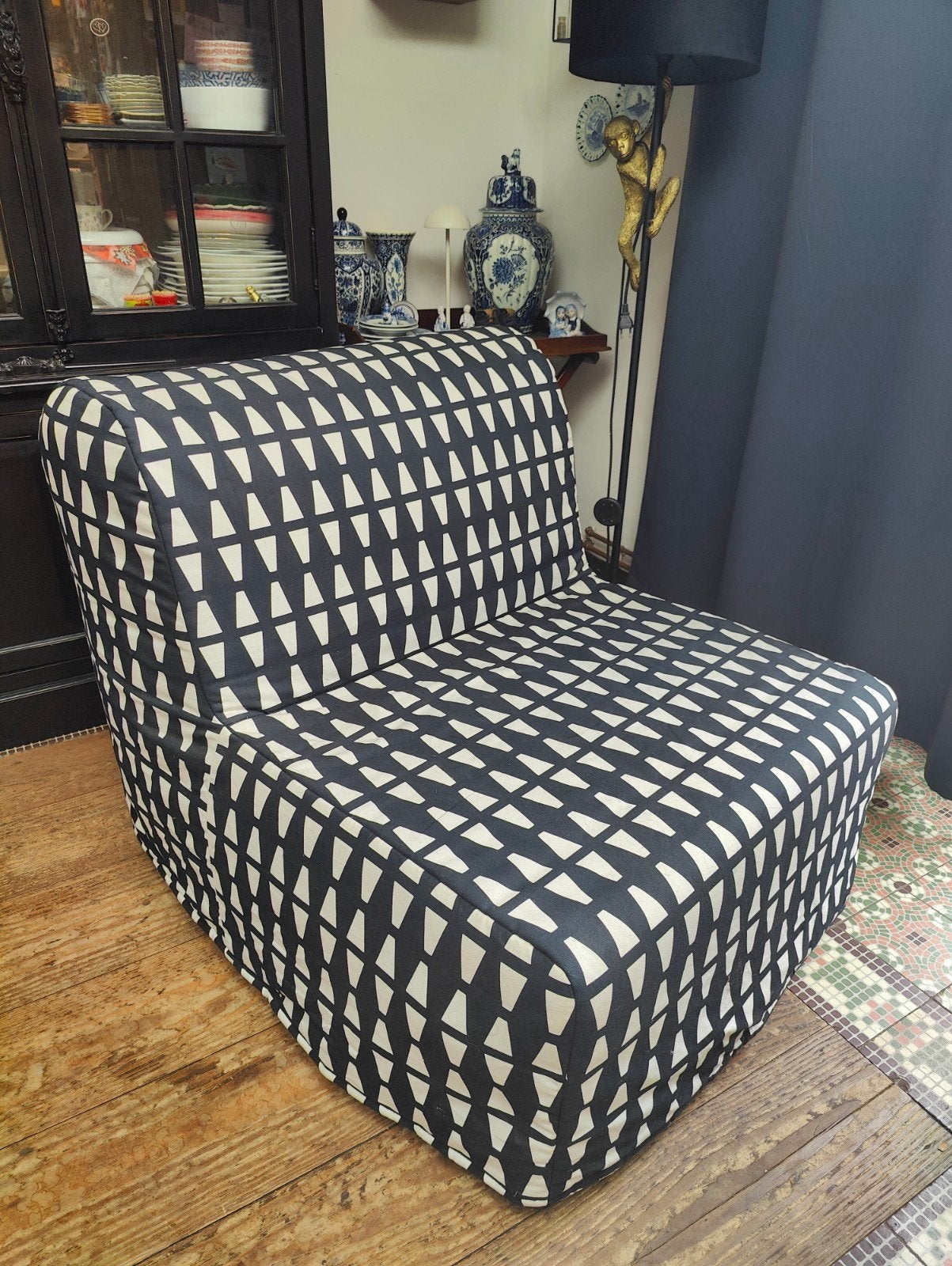 Slaapzetel Ikea, Ophalen, Eenpersoons, 80 cm