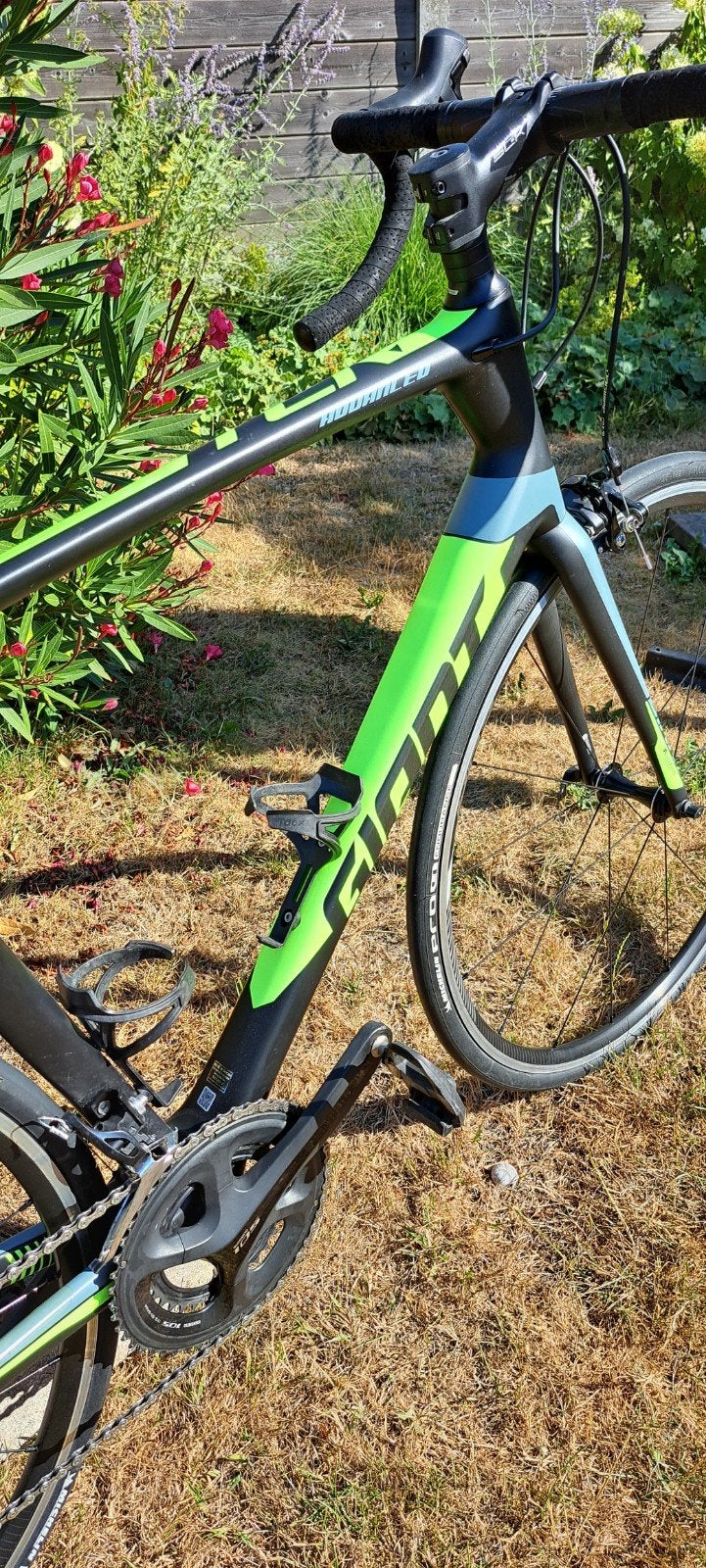 Zo goed als nieuwe Giant racefiets., Frein sur jante, Enlèvement, 53 à 57 cm, 28 pouces