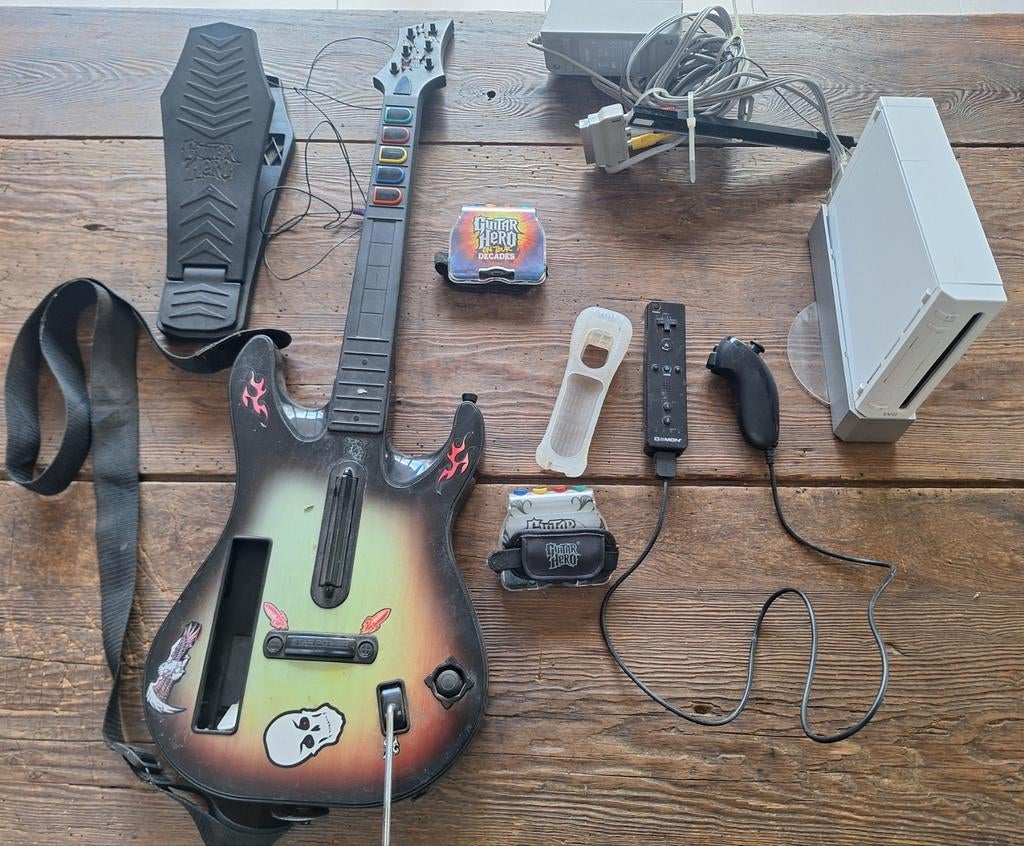 Wii Nintendo guitar hero, Ophalen of Verzenden