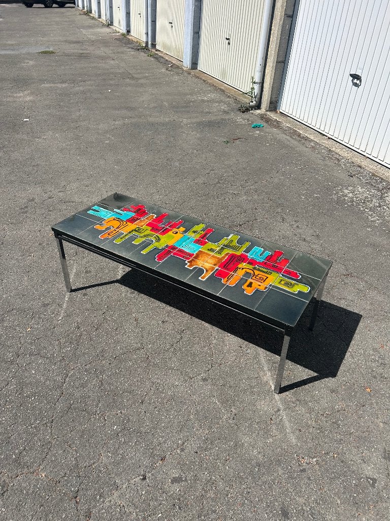Table en céramique Vintage 1960, Enlèvement