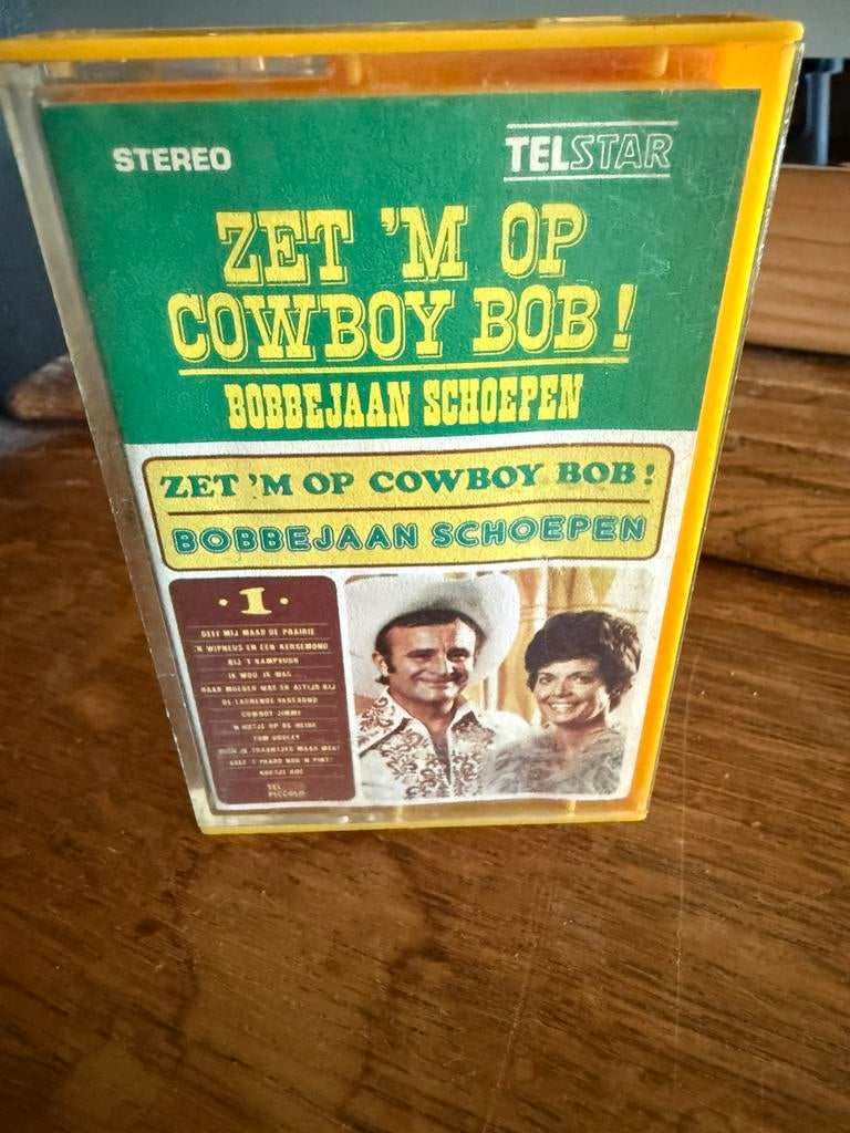 Zet ‘Mop Cowboy Bob !, Cd's en Dvd's, Cassettebandjes, 1 bandje, Ophalen of Verzenden, Zo goed als nieuw, Origineel