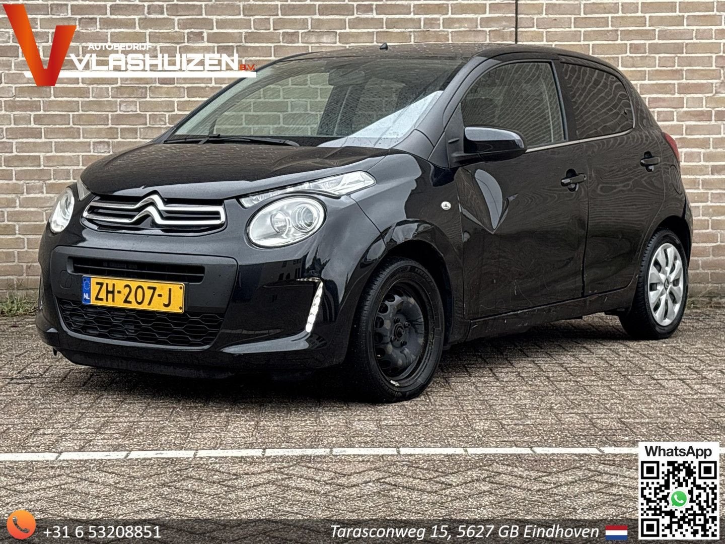Citroen C1 1.0 VTi Feel | € 3.300,- NETTO! | Climate |, Auto's, Citroën, Zwart, Bedrijf, Handgeschakeld, Stadsauto