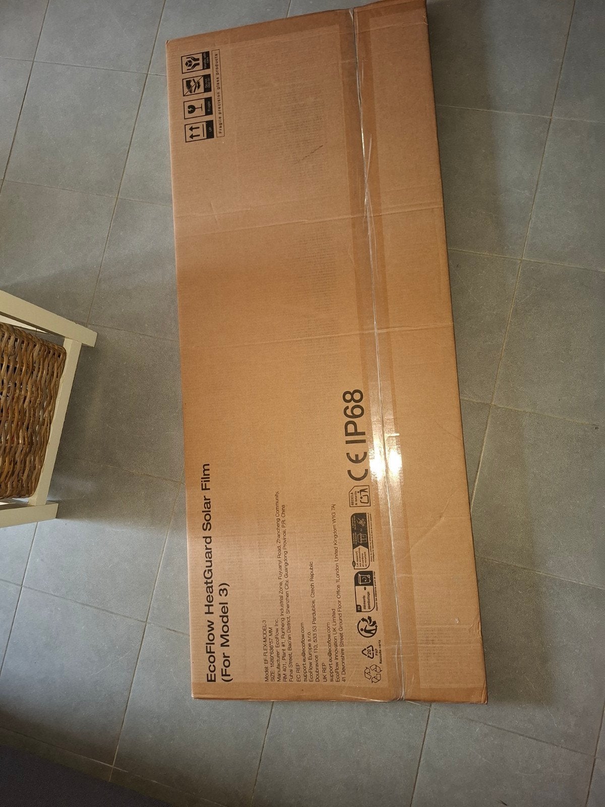 Zonnepanelen EcoFlow HeatGuard Solar Film Tesla model 3, Ophalen of Verzenden, Nieuw