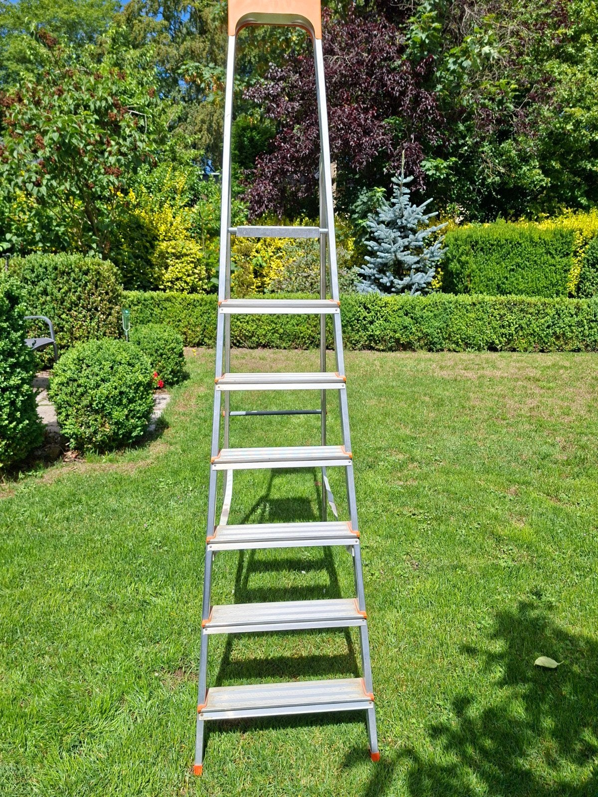Ladder Krause 6 treden, Doe-het-zelf en Bouw, Ladders en Trappen, Ophalen, Gebruikt, Ladder
