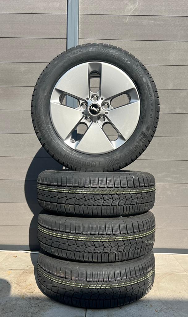 Jantes hiver Mini Pin spoke Grey 990 J01 195-60-16 Neuf, Autos : Pièces & Accessoires, Neuf, Pneus et Jantes, Pneus hiver, 16 pouces