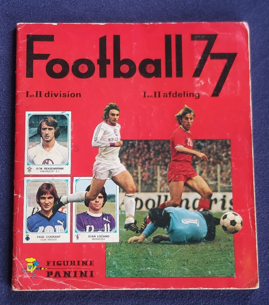 Panini sticker album ' Voetbal Belgium 1977 ' - vol -, Ophalen of Verzenden, Gebruikt, Meerdere stickers