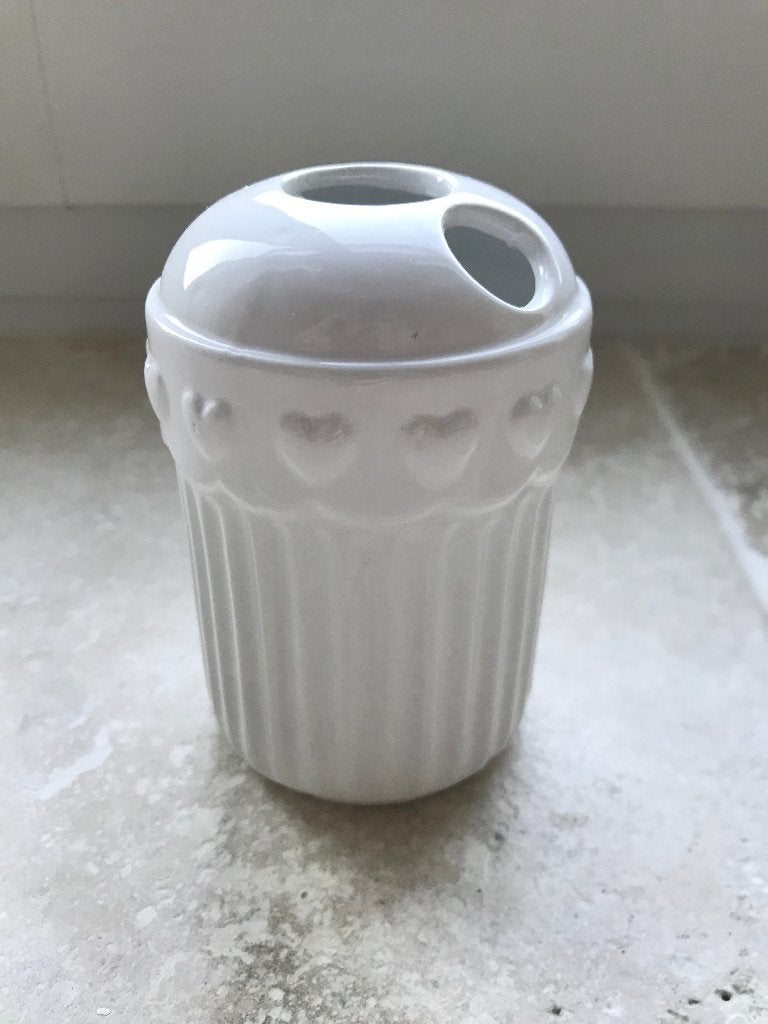 Porte brosse à dents, Enlèvement, Comme neuf, Blanc
