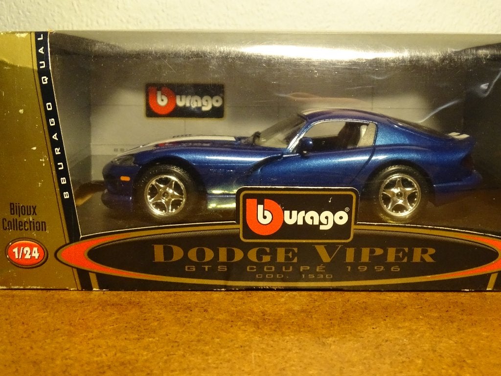 Dodge Viperd GTS Coupé (1996) 1:24 Bburago, Enlèvement ou Envoi, Neuf, Voiture, Burago