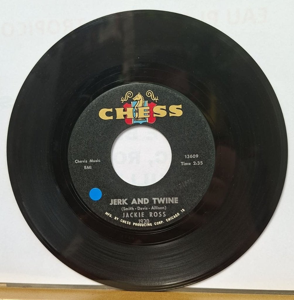 Jackie Ross – Jerk And Twine / New Lover, Pressage original, R&B et Soul, 7 inch, Utilisé