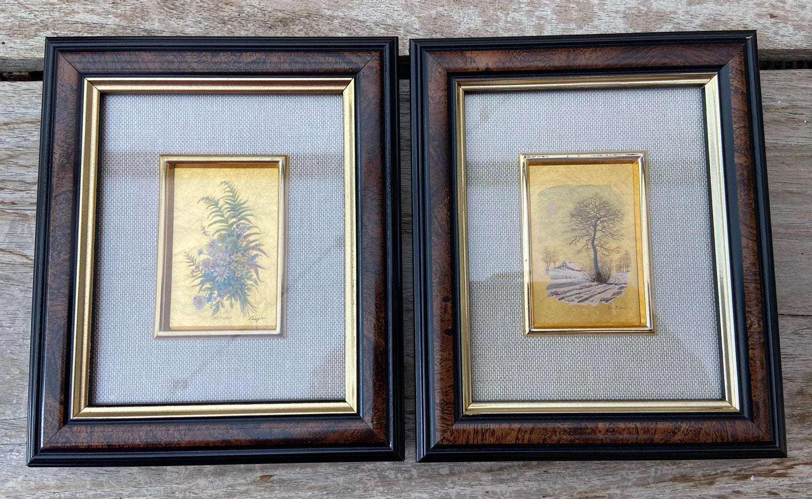 chromolithografieën 23-karaats bladgoud., Ophalen