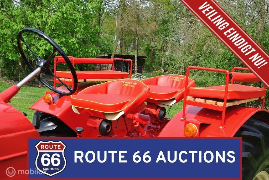 Porsche-Diesel Master 408 Tractor | 1958 | Route 66 Auctions, Achat, Entreprise, Boîte manuelle, Autre carrosserie