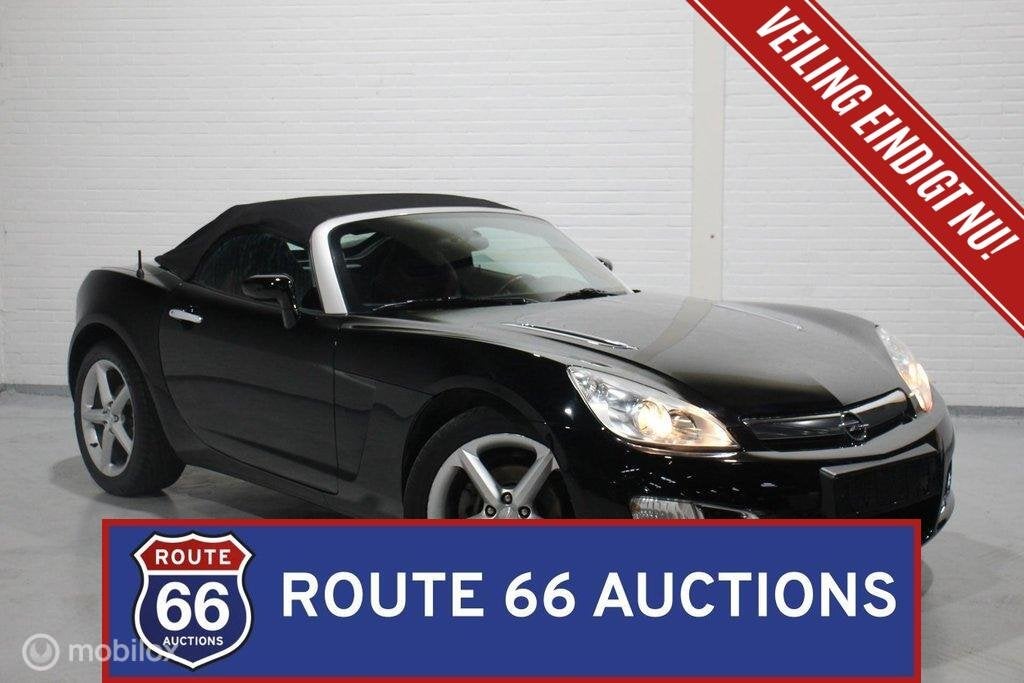 Opel GT | 2009 | Route 66 Auctions, Auto's, Gebruikt, Zwart, Bedrijf, Handgeschakeld