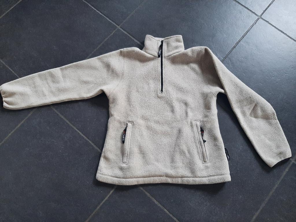 beige fleece trui, Ophalen of Verzenden, Gedragen, Maat 36 (S), Beige
