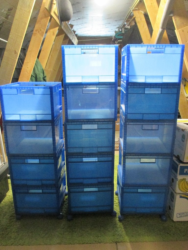 Boîte de rangement Ikea Märd - Style Memphis, Enlèvement, Comme neuf, Synthétique, 5 – 50