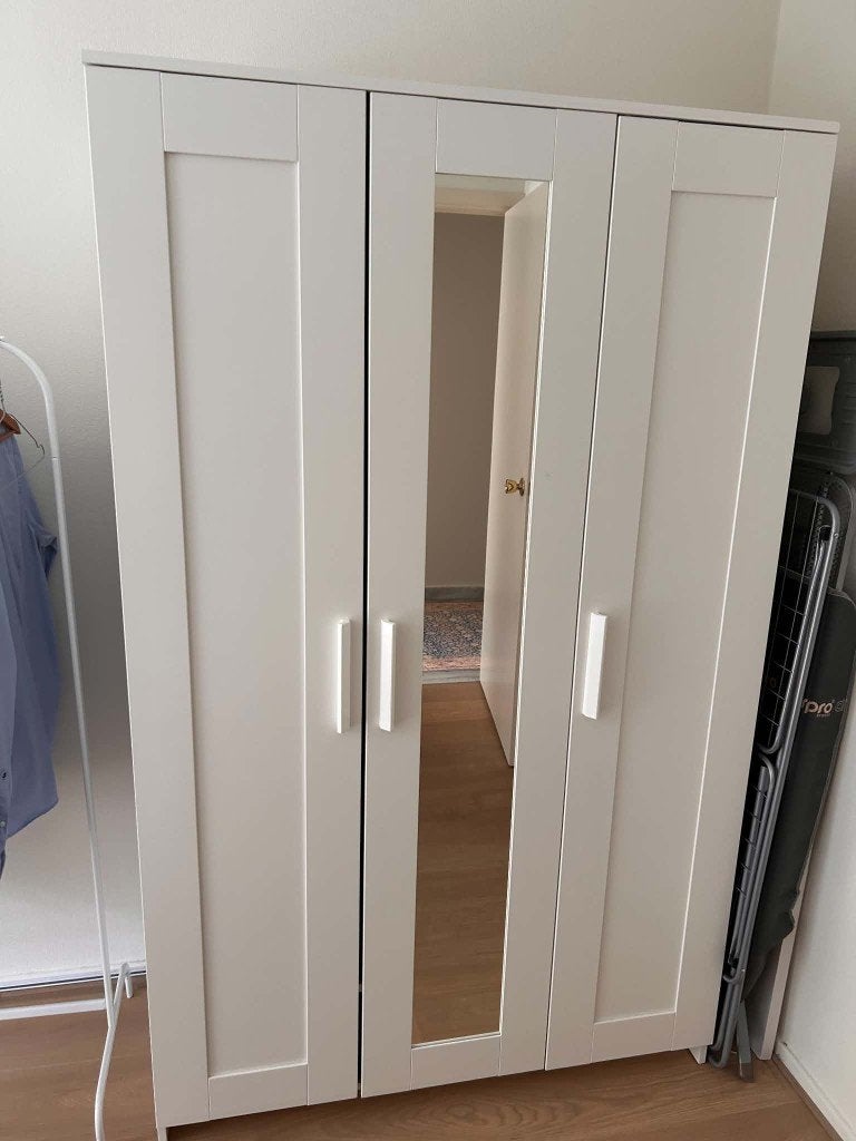 kleerkast BRIMNES, 25 à 50 cm, 100 à 150 cm, Utilisé, Avec porte(s)