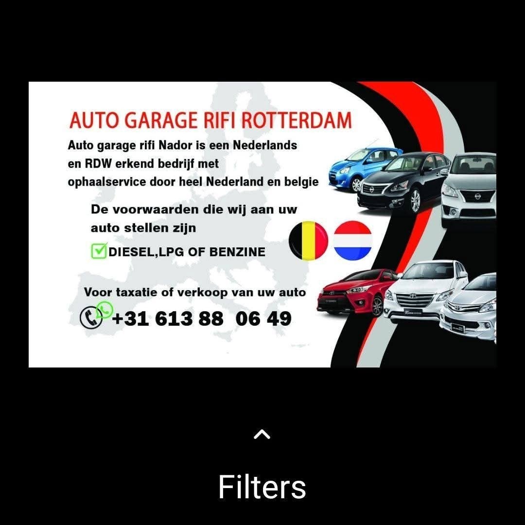 Gezocht schade autos, Enlèvement
