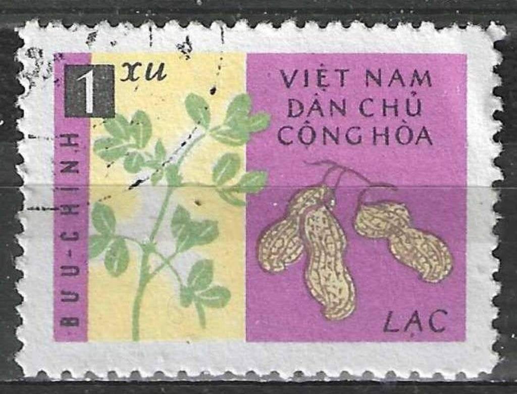 Noord-Vietnam 1962 - Yvert 294 - Eetbare planten (ST), Verzenden, Gestempeld