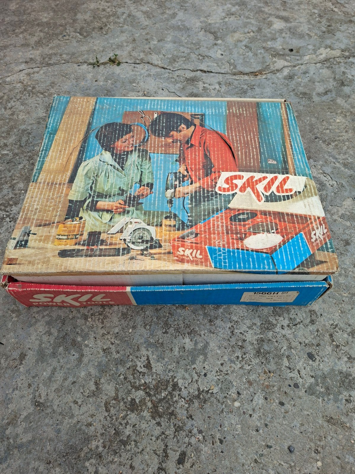 Vintage SKIL boormachine set, Ophalen