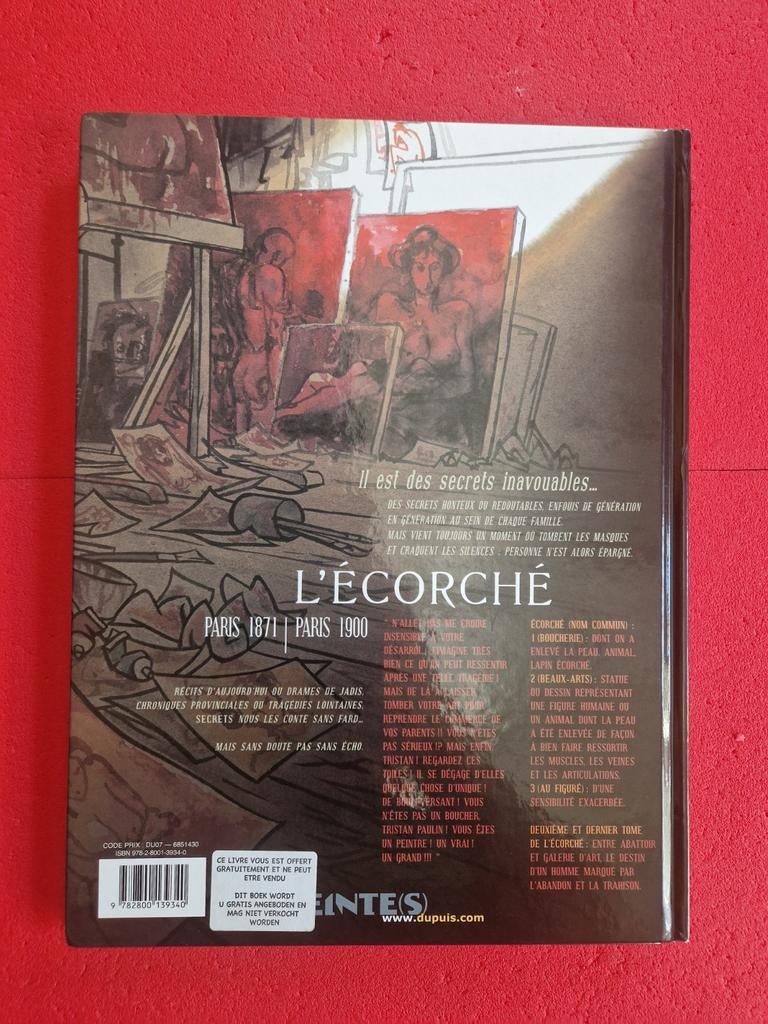 Bd secrets l écorché 2,EO, Livres, Enlèvement ou Envoi