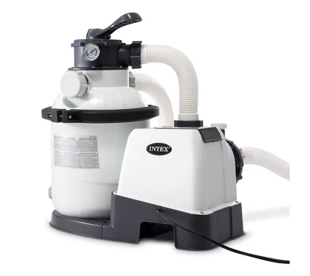 Intex zandfilter + 2 sollarbollen, Tuin en Terras, Ophalen, Zo goed als nieuw, Opzetzwembad