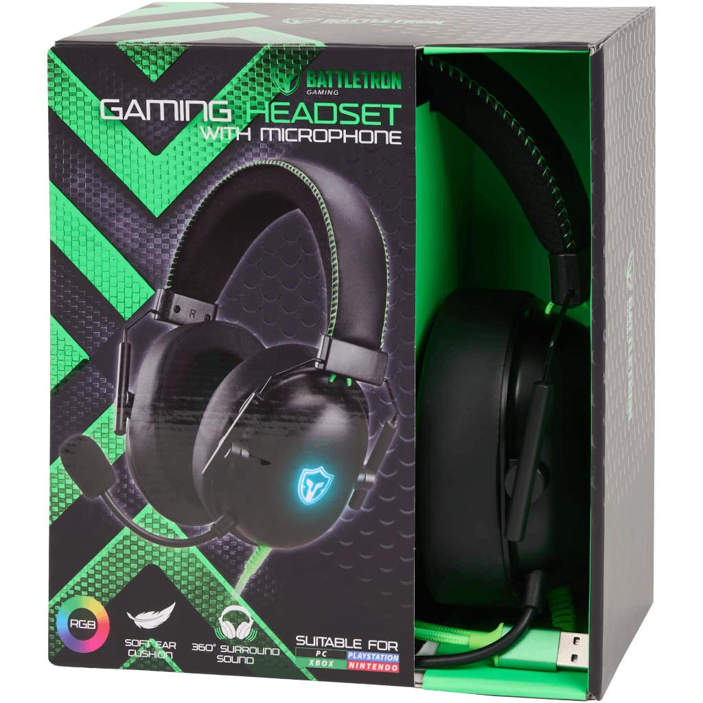 Battletron Gaming Headset, Computers en Software, Headsets, Nieuw, Ophalen of Verzenden, Over-ear, Gaming headset