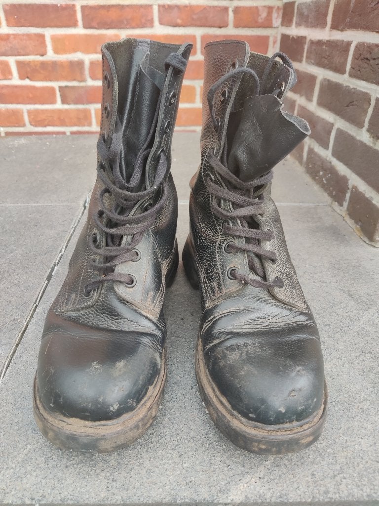 Legerschoenen combats zwart heren, Vêtements | Hommes, Chaussures, Bottes, Enlèvement, Porté, Noir