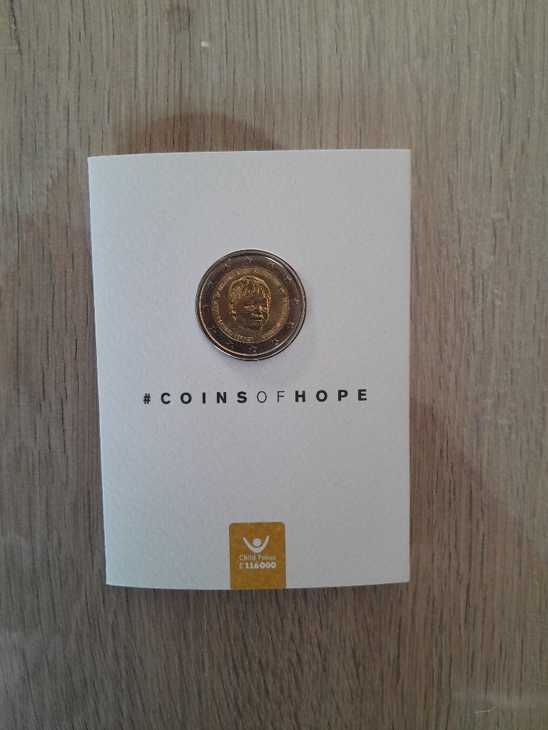 2 euro België 2016 Child Focus Coincard BU, Enlèvement ou Envoi, Belgique, 2 euros, Monnaie en vrac