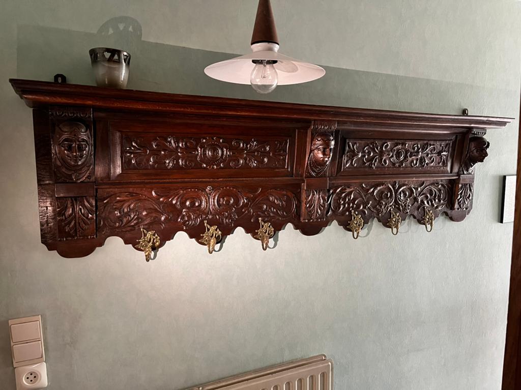 Porte-manteau ancien 180 cm, Enlèvement, Comme neuf