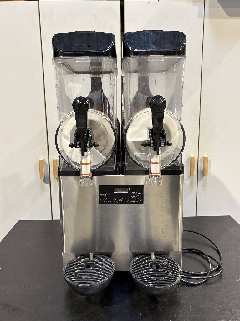VEVOR Dubbele Slush Machine – 2x12L, Elektronische apparatuur, IJsmachines, Ophalen, Zo goed als nieuw, Zelfvriezend