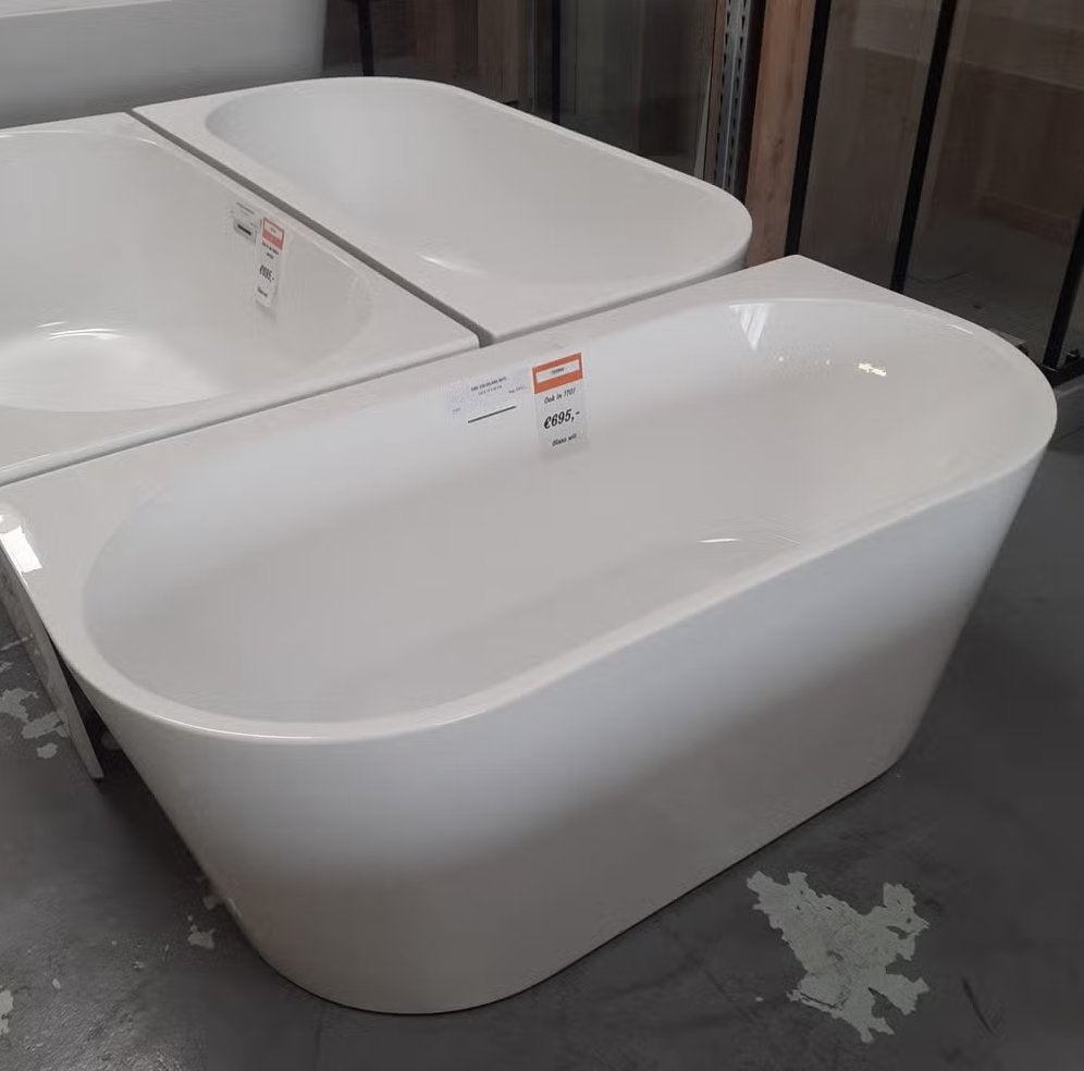 SALE! Eiby 150, glans wit, half vrijstaand, ruime uitvoering, Ophalen of Verzenden, Nieuw, Wit