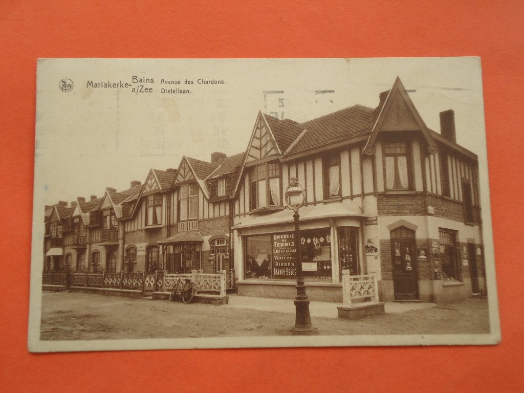 Mariakerke a/Zee - Oostende Distellaan, Verzamelen, Ophalen of Verzenden, 1920 tot 1940, Gelopen, West-Vlaanderen