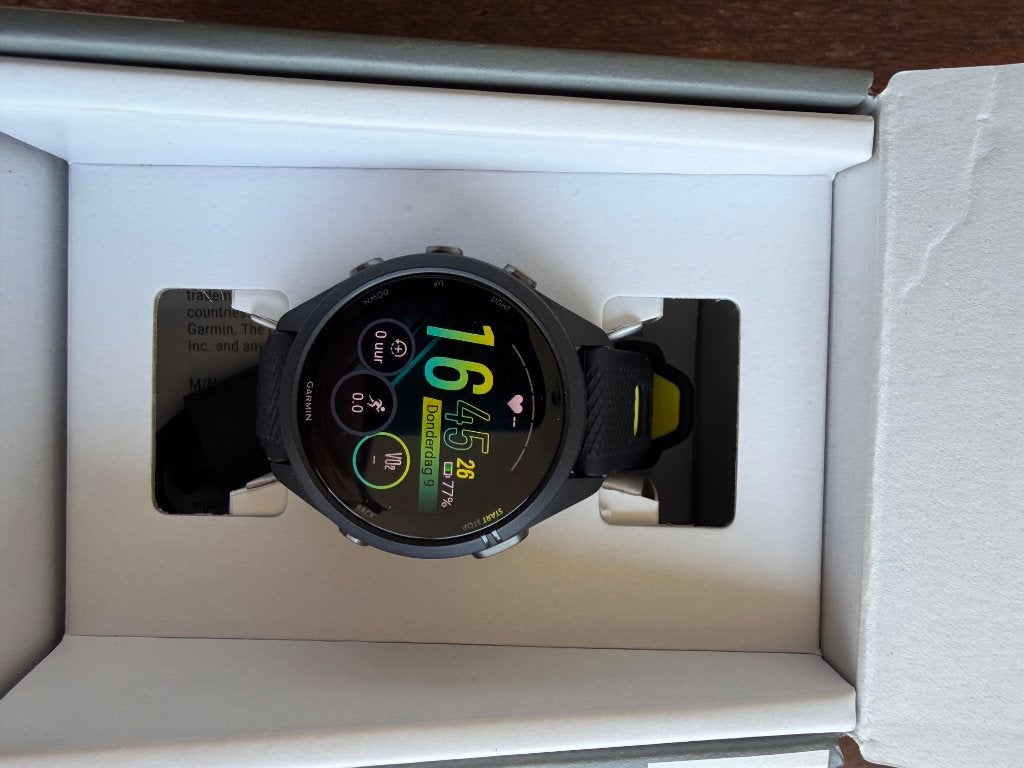 Garmin Forerunner 265S, Zwart, Garmin, Ophalen of Verzenden, Zo goed als nieuw