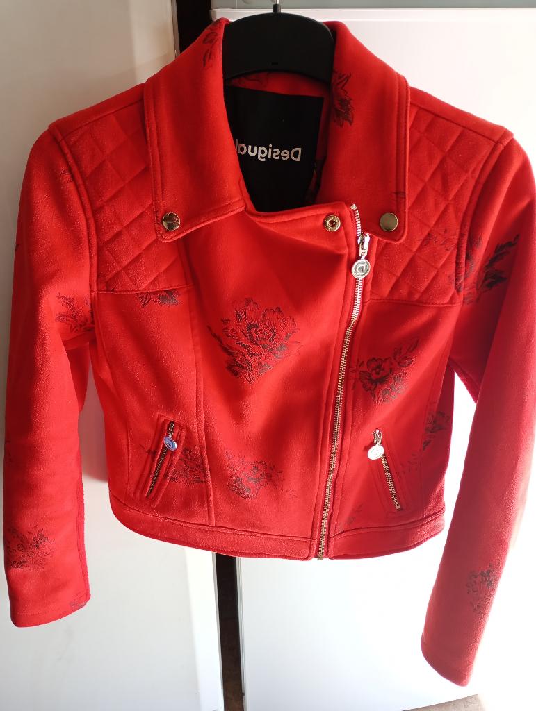 Damesvestje Desigual M36, Rouge, Enlèvement ou Envoi, Taille 36 (S), Manteau