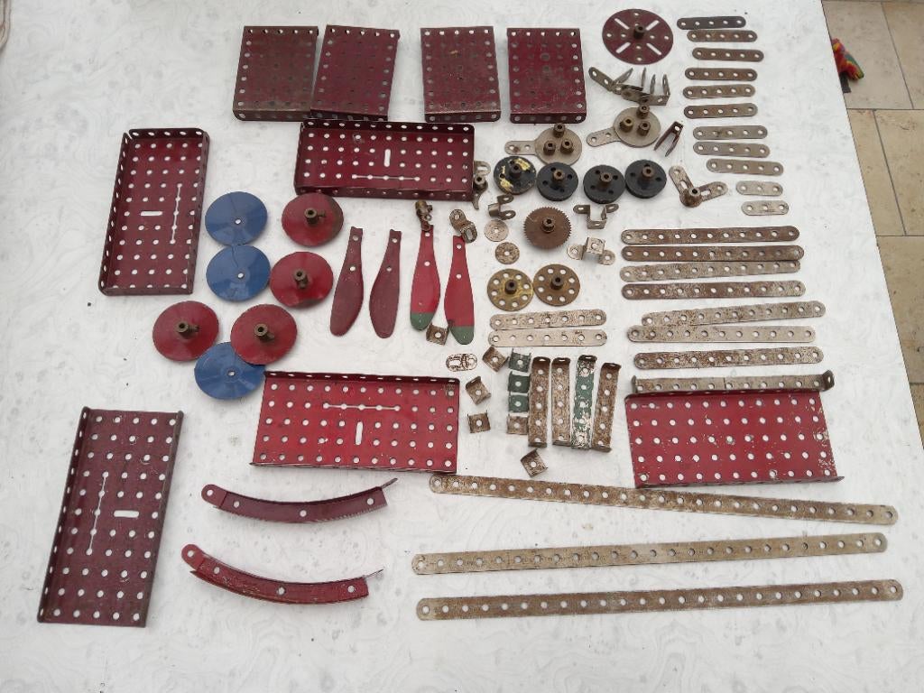 Meccano pieces diverses, Verzamelen, Ophalen of Verzenden, Gebruikt