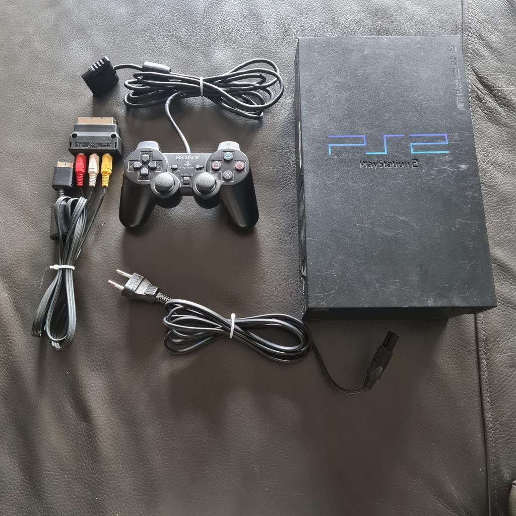 Sony Playstation 2 Phat., Games en Spelcomputers, Spelcomputers | Sony PlayStation 2, Gebruikt, Ophalen of Verzenden, Met 1 controller