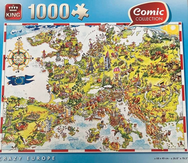 Legpuzzel 1000 stukjes Comic collection, Hobby & Loisirs créatifs, Sport cérébral & Puzzles, Comme neuf, Puzzle, Enlèvement