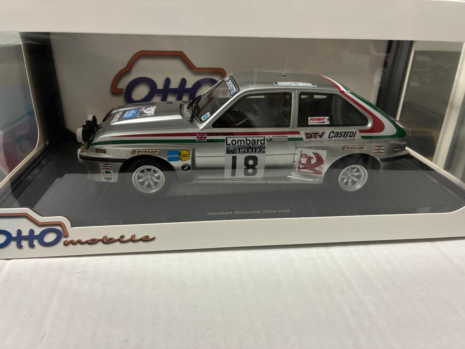 Opel Chevette 2300 HSR 1/18 ottomobile, Hobby & Loisirs créatifs, Enlèvement ou Envoi, Comme neuf, Voiture, OttOMobile