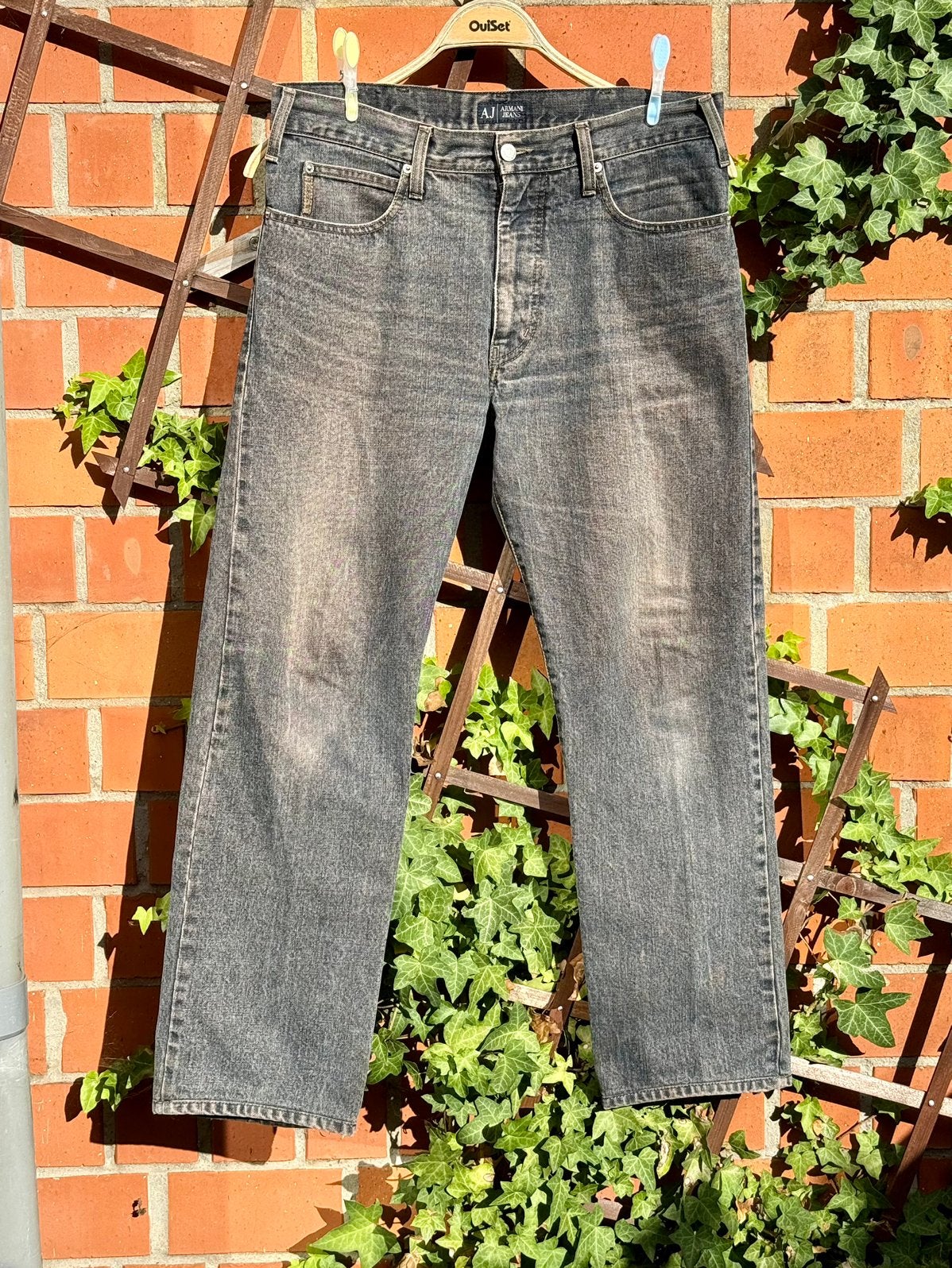 AJ Armani Jeans — jeans, maat 34, Kleding | Heren, Ophalen of Verzenden, Zo goed als nieuw, Overige maten, Grijs