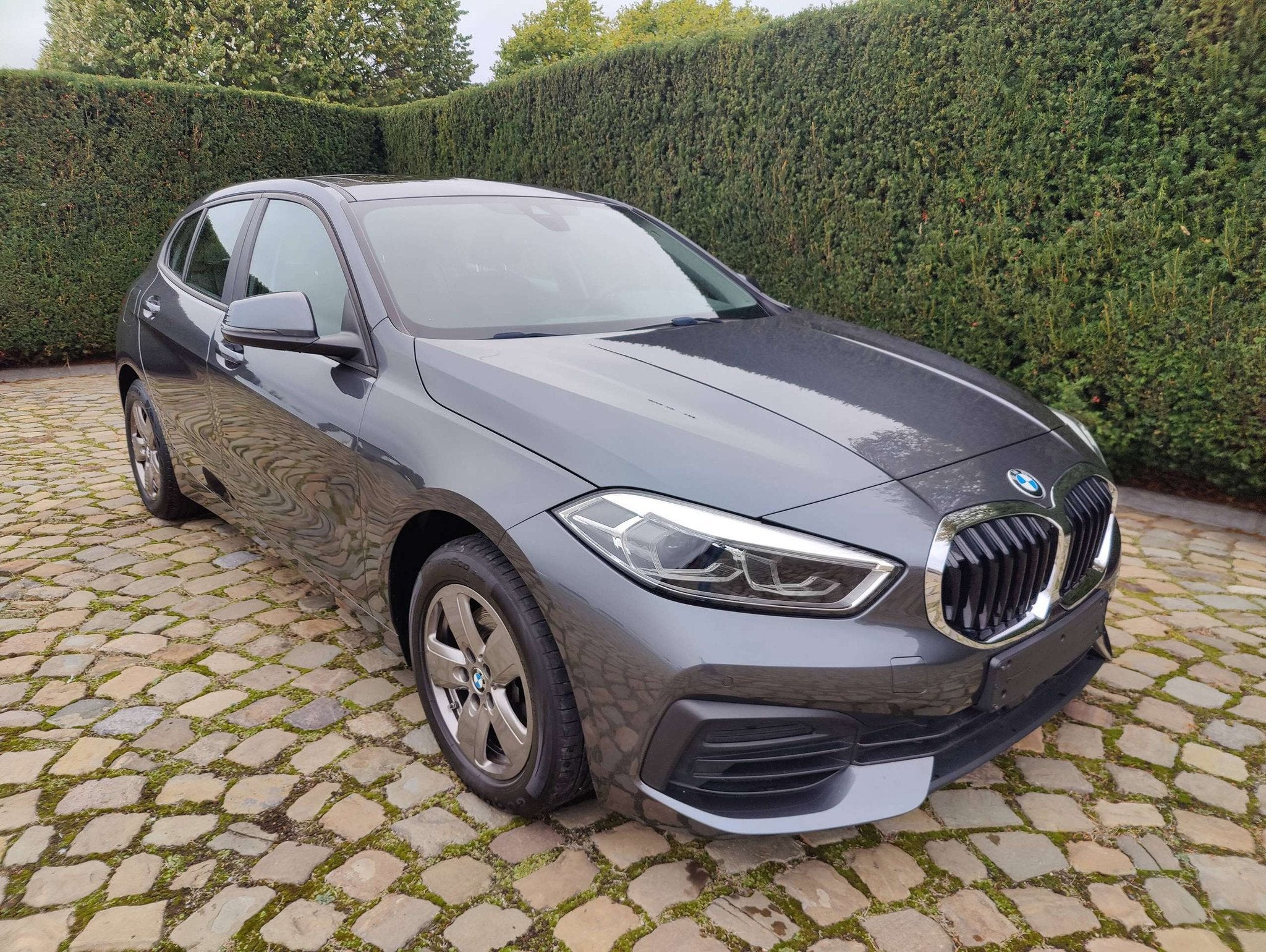 BMW 1 Serie 118 118iA OPF (automatique), Autos, Cuir, Argent ou Gris, Achat, Euro 6