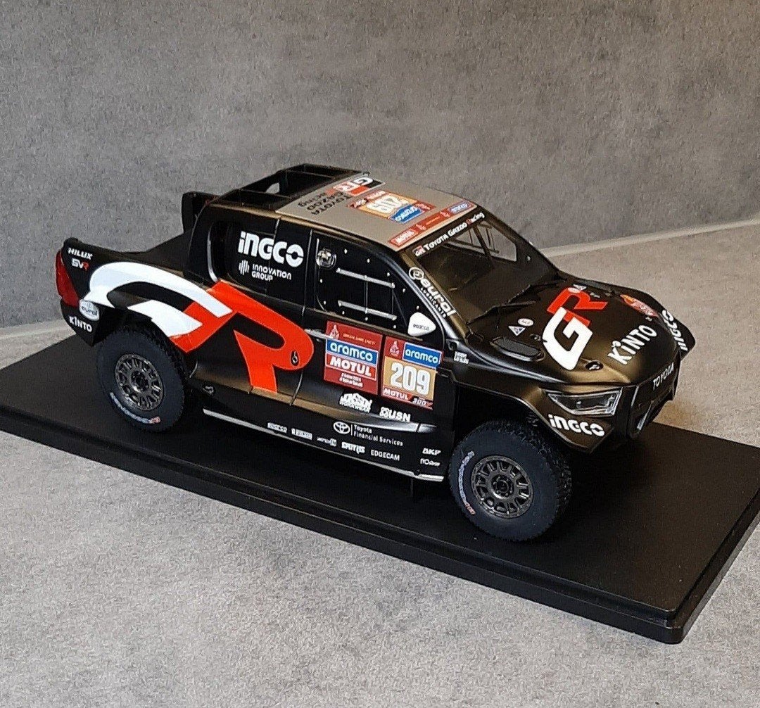 1:18/GR/Toyota Hilux EVO#209/Rally Dakar 2024/NIEUW, Hobby en Vrije tijd, Ophalen of Verzenden, Nieuw, Auto, Overige merken