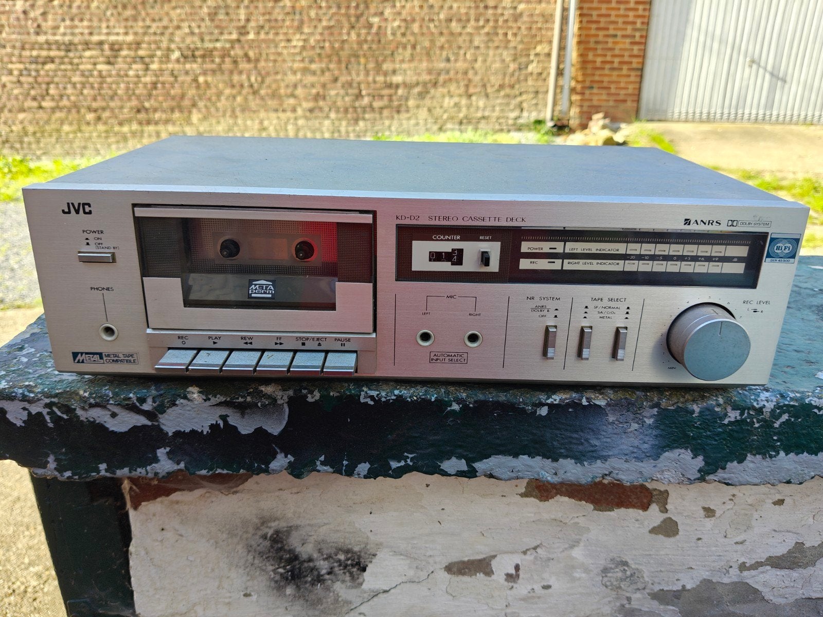 JVC KD-D2, Audio, Tv en Foto, Ophalen of Verzenden, Enkel, JVC, Tape counter